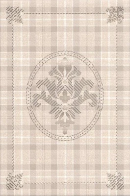 Декор Традиция Клетка матовый 20x30x0,69