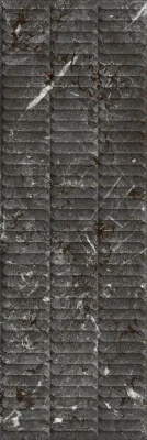 Тубкаль чёрный глянцевый структура обрезной 30x89,5x1,05