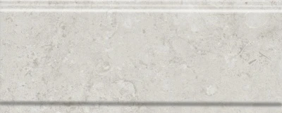 Бордюр Карму серый светлый матовый обрезной 30x12x1,3